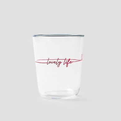 Homla, Lovely Life, szklanka, z napisem, 0,3l, 741364