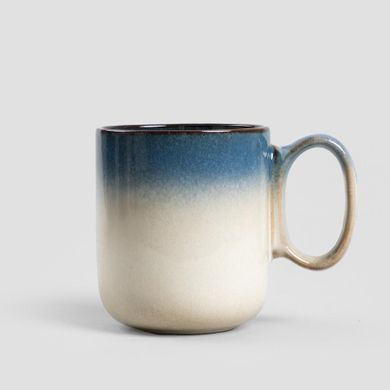 Homla, Melfi, kubek, z granatowym rantem, 0,4l, 737527