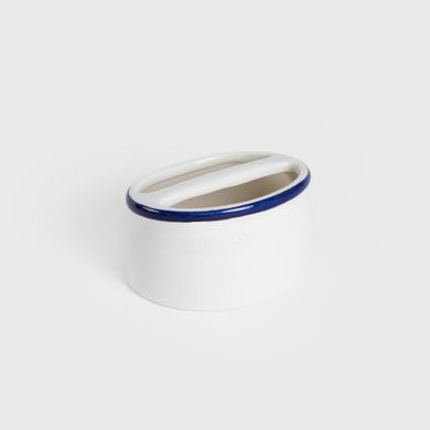 Homla, Modern Hamptons, pojemnik, biały, 13,5-7,5 cm