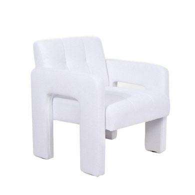 Homla, Pelle, fotel, biały, 68-69-75 cm, 737763