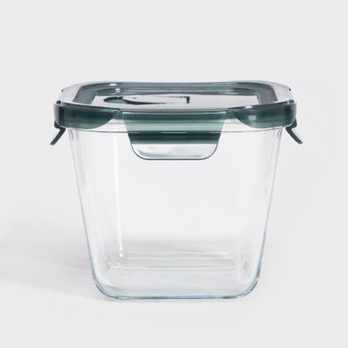 Homla, Remmie, pojemnik, kwadratowy szklany L, 1,85l, 746376