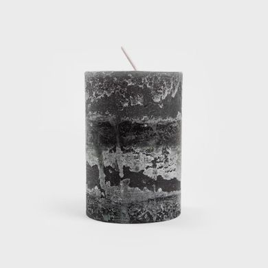 Homla, Rustic, świeca dekoracyjna, czarna, 300g