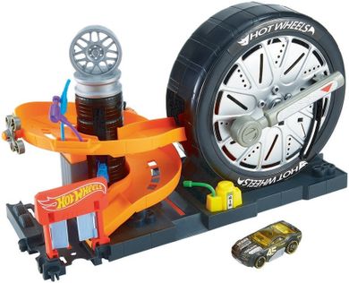 Hot Wheels City, Odjazdowy warsztat opon, zestaw