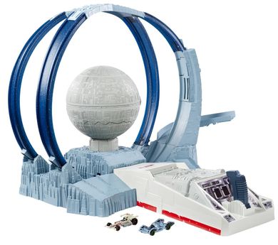 Hot Wheels, Star Wars, Autostatki, Zniszcz Gwiazdę Śmierci, zestaw