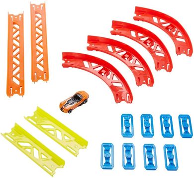 Hot Wheels, Track Builder, Zakręty, zestaw do rozbudowy