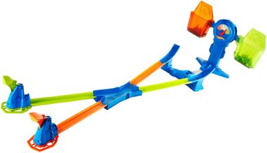 Hot Wheels, Waga zwycięstwa, zestaw torów, 3 samochody