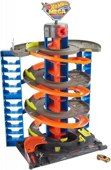 Hot Wheels, Zakręcony Megagaraż, zestaw do zabawy