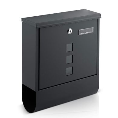 Humberg, skrzynka na listy, antracyt, 34-30,5-10 cm, HM-861