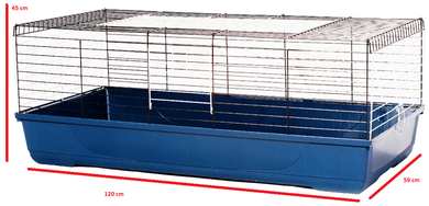 Inter-Zoo, klatka dla królika, składana, 120 cm