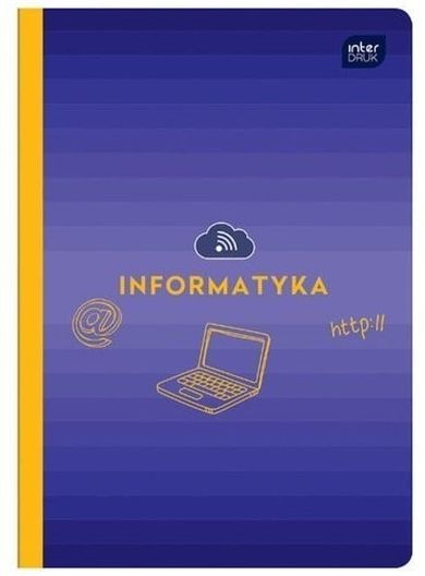 Interdruk, zeszyt A5, 60 kartek, kratka, informatyka