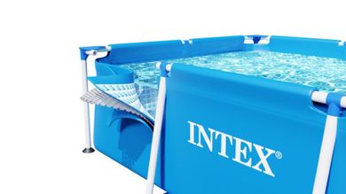 Intex, basen ogrodowy, stelażowy, 300-200-75 cm, zestaw 15w1
