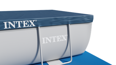 INTEX, Basen ogrodowy stelażowy 488 x 244 x 107 cm zestaw 6w1 INTEX 26792
