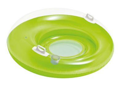 Intex, fotel materac do pływania z uchwytami, zielony