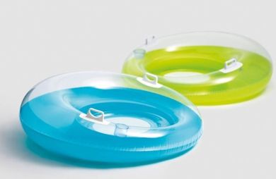 Intex, koło do pływania z niewielkim oparciem i siatką