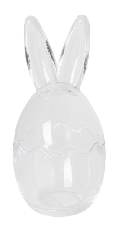 Jajko szklane otwierane, duże, 10.5-10.5-21,2 cm