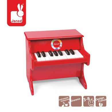 Janod, Confetti, pianino, czerwone