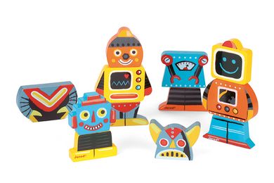 Janod, Roboty, magnetyczne klocki 3D