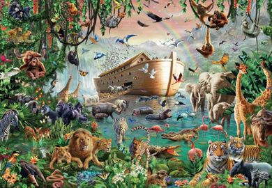 Jumbo, Premium Collection, Arka Noego, puzzle, 3000 elementów
