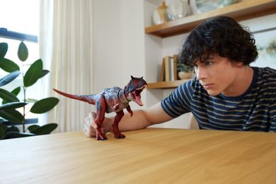 Jurassic World, Kolekcja Hammonda, Karnotaur, duży dinozaur, figurka