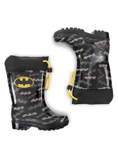Kalosze chłopięce, czarne, Batman, Perletti