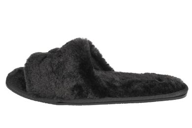 Kapcie damskie, czarne, Calvin Klein