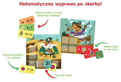 Kapitan Nauka, Kumaci piraci, gra matematyczna