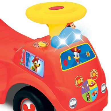 Kiddieland, wóz strażacki Myszki Miki, światło i dźwięk, jeździk