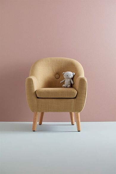 Kids Concept, fotel dziecięcy, yellow beige
