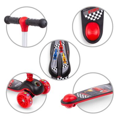 Kidwell, Rimba, hulajnoga 3-kołowa, balansowa, z siedziskiem, race