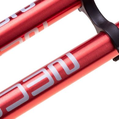 Kijki do nordic walking, czerwone