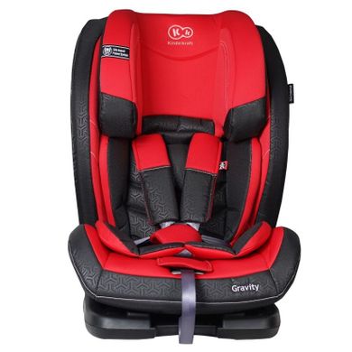 Kinderkraft, Gravity, fotelik samochodowy, 9-36 kg, czerwony