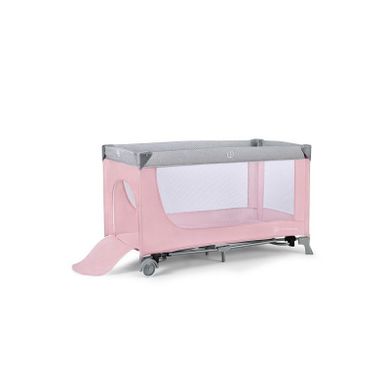 Kinderkraft, Leody, łóżeczko turystyczne, Pink
