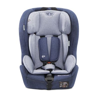 Kinderkraft, Safety-Fix, fotelik samochodowy, 9-36 kg, granatowy