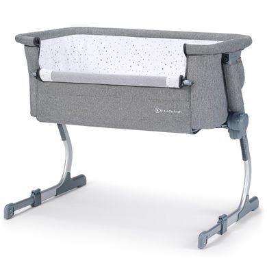 Kinderkraft, Uno Up, łóżeczko dostawne, Grey Melange
