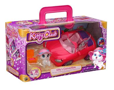 Kitty Club, stylowy samochód z figurką, zestaw