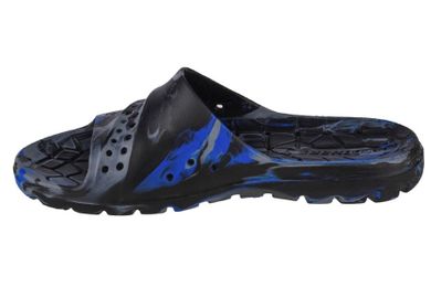 Klapki chłopięce, czarne, Skechers Hogan-Aqua Spurt