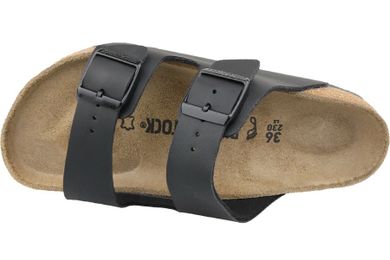 Klapki damskie, czarne, Birkenstock Arizona BF