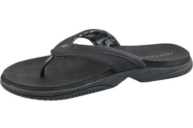 Klapki japonki damskie, czarne, New Balance