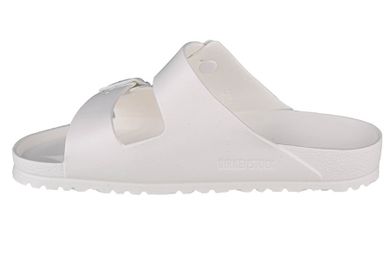 Klapki męskie, białe, Birkenstock Arizona