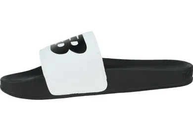 Klapki męskie, czarno-białe, New Balance SMA200W1
