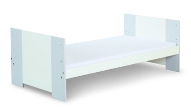 Klupś, Bartek II, Safari Zajączek, łóżko dziecięce de luxe, białe, 140-70 cm