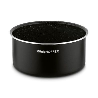 Könighoffer, Spinel Black, komplet garnków, 5 elementów