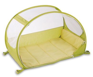 Koo-di, łóżeczko turystyczne Pop Up Bubble Cot, limonkowe