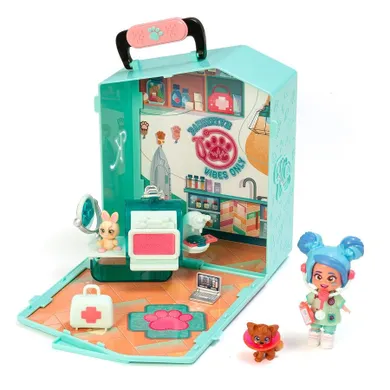 KookyLoos, Carla's Pop Up Pet Vet, zestaw z figurką