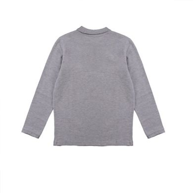 Koszulka polo chłopięca z długim rękawem, szara, Esprit