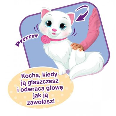 Kotek Bianca, zabawka interaktywna, 25 cm