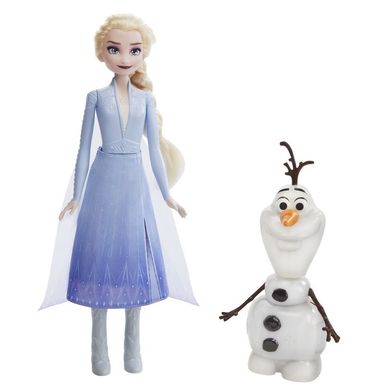 Kraina Lodu 2, Elsa i Olaf, zestaw interaktywny, lalka i figurka