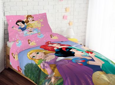 Księżniczki Disneya, 2-częściowy komplet pościeli, 160-200 cm