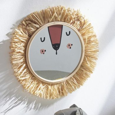 La Factory, The king of the jungle, lustro do pokoju dziecka, 40 cm