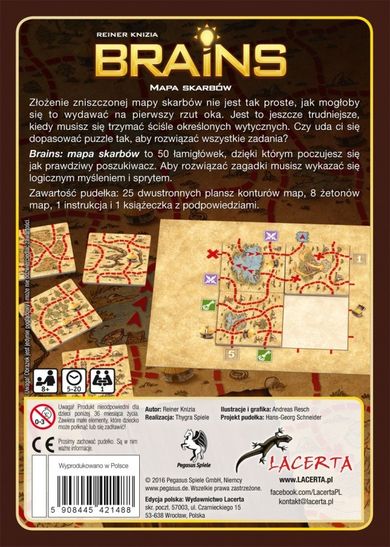 Lacerta, Brains: Mapa skarbów, gra logiczna
